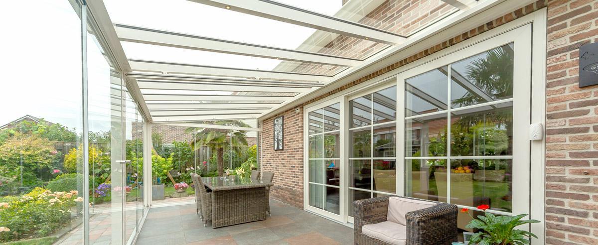 Veranda met glas