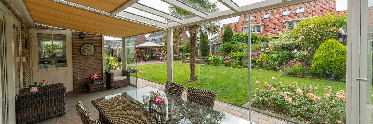 Tuinkamer op maat van Veranda Zeeland.